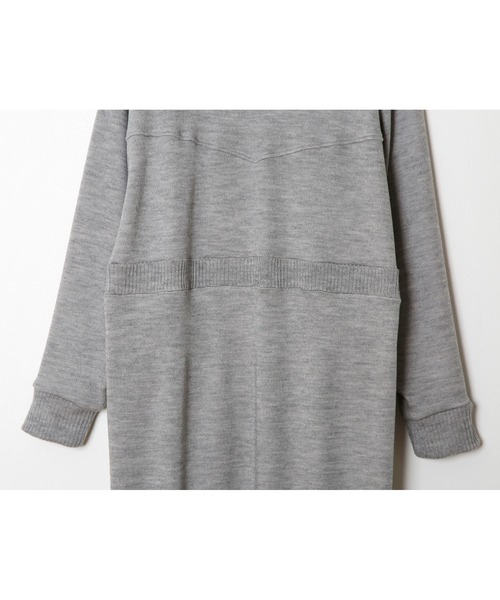 BEDSIDEDRAMA(ベットサイドドラマ)の「bedsidedrama/ベッドサイドドラマ/Trench parka one-pice(ワンピース・レディース・ブラック/グレー・1/2)」の11枚目の写真