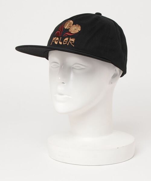 POLeR OUTDOOR STUFF(ポーラーアウトドアスタッフ)の「POLeR OUTDOOR STUFF/ポーラーアウトドアスタッフ SPROUTS HAT キャップ(キャップ・メンズ・ブラック・FREE)」の1枚目の写真