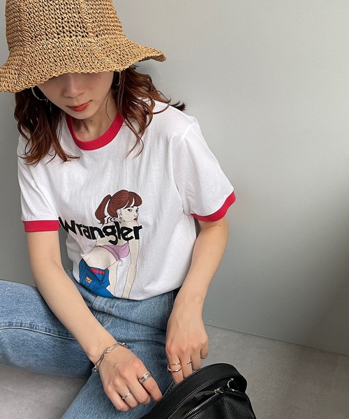 Wrangler（ラングラー）の「【Wrangler/ラングラー】 GIRL TSHWT7028（Tシャツ/カットソー・メンズ・ブルー/ホワイト・LARGE/MEDIUM）」の12枚目の写真