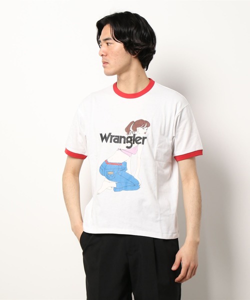 Wrangler（ラングラー）の「【Wrangler/ラングラー】 GIRL TSHWT7028（Tシャツ/カットソー・メンズ・ブルー/ホワイト・LARGE/MEDIUM）」の21枚目の写真