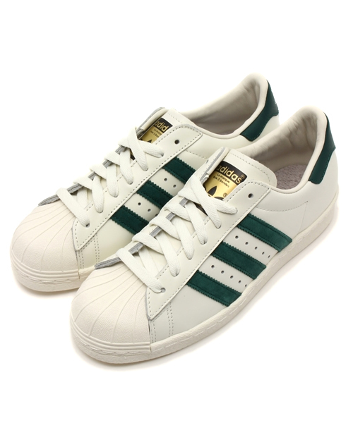 CIAOPANIC（チャオパニック）の「【ＡＤＩＤＡＳ】SUPERSTAR80S（スニーカー・レディース・グリーン/レッド/ブラック/ネイビー・22.5cm/23.5cm/24.5cm）」の3枚目の写真