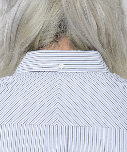 VIVASTUDIO(ビバスタジオ)の「【UNISEX】vivastudio/OVERFITストライプシャツ 2277070(シャツ/ブラウス・メンズ・クリーム/ブルー・MEDIUM/LARGE/SMALL)」の18枚目の写真