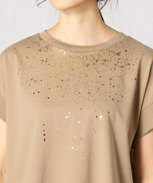 Comme　Ca　Mature（コムサマチュア）の「フレンチスリーブＴシャツ（Tシャツ/カットソー・レディース・ライトグレー/カーキ/キャメル・FREE）」の10枚目の写真