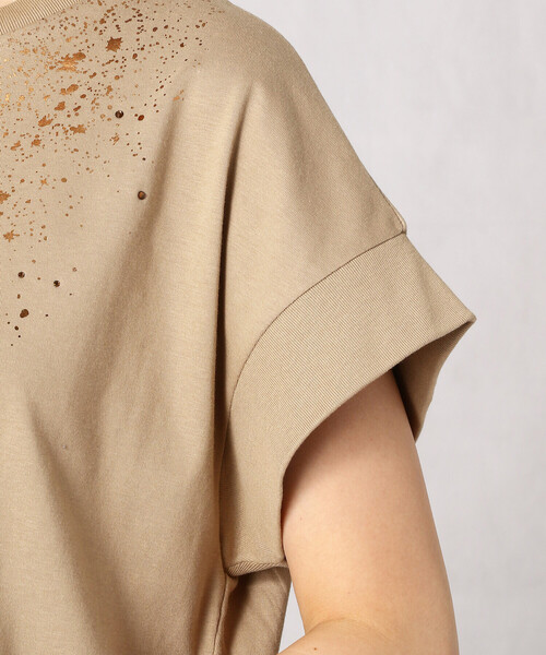 Comme　Ca　Mature（コムサマチュア）の「フレンチスリーブＴシャツ（Tシャツ/カットソー・レディース・ライトグレー/カーキ/キャメル・FREE）」の11枚目の写真