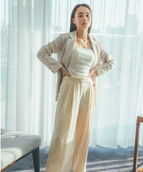 未使用級✨SNIDEL　スナイデル　Sustainaダブルジャケット　ベージュS SNIDEL（スナイデル）の「Sustainableダブルジャケット（その他