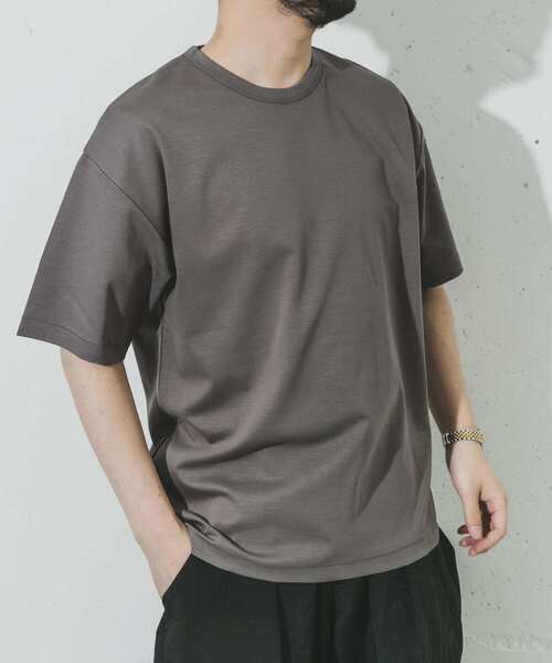 URBAN RESEARCH(アーバンリサーチ)の「シルケットポンチTシャツ(Tシャツ/カットソー・メンズ・ホワイト/ブラック/グレー系その他/ブラウン系その他/グリーン系その他/ネイビー/ブルー系その他/オレンジ系その他/ベージュ/レッド系その他・SMALL/MEDIUM/LARGE/X-LARGE)」の4枚目の写真