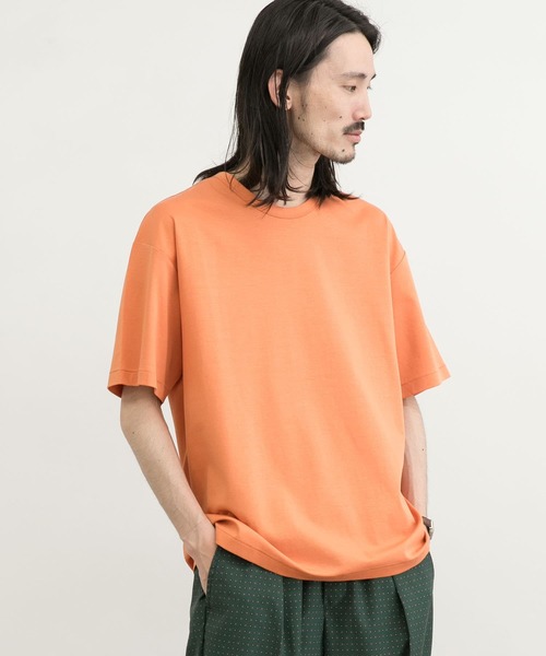 URBAN RESEARCH(アーバンリサーチ)の「シルケットポンチTシャツ(Tシャツ/カットソー・メンズ・ホワイト/ブラック/グレー系その他/ブラウン系その他/グリーン系その他/ネイビー/ブルー系その他/オレンジ系その他/ベージュ/レッド系その他・SMALL/MEDIUM/LARGE/X-LARGE)」の1枚目の写真