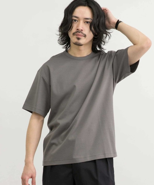 URBAN RESEARCH(アーバンリサーチ)の「シルケットポンチTシャツ(Tシャツ/カットソー・メンズ・ホワイト/ブラック/グレー系その他/ブラウン系その他/グリーン系その他/ネイビー/ブルー系その他/オレンジ系その他/ベージュ/レッド系その他・SMALL/MEDIUM/LARGE/X-LARGE)」の17枚目の写真