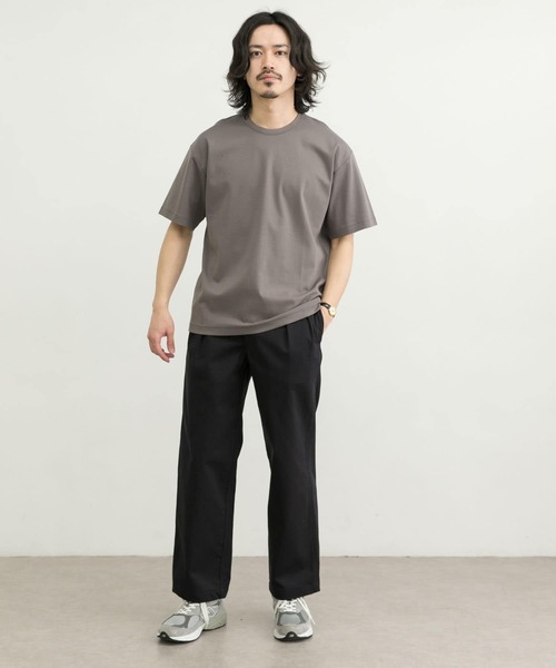 URBAN RESEARCH(アーバンリサーチ)の「シルケットポンチTシャツ(Tシャツ/カットソー・メンズ・ホワイト/ブラック/グレー系その他/ブラウン系その他/グリーン系その他/ネイビー/ブルー系その他/オレンジ系その他/ベージュ/レッド系その他・SMALL/MEDIUM/LARGE/X-LARGE)」の18枚目の写真
