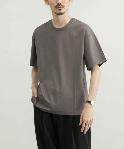 URBAN RESEARCH(アーバンリサーチ)の「シルケットポンチTシャツ(Tシャツ/カットソー・メンズ・ホワイト/ブラック/グレー系その他/ブラウン系その他/グリーン系その他/ネイビー/ブルー系その他/オレンジ系その他/ベージュ/レッド系その他・SMALL/MEDIUM/LARGE/X-LARGE)」の20枚目の写真