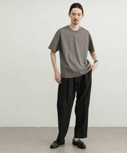 URBAN RESEARCH(アーバンリサーチ)の「シルケットポンチTシャツ(Tシャツ/カットソー・メンズ・ホワイト/ブラック/グレー系その他/ブラウン系その他/グリーン系その他/ネイビー/ブルー系その他/オレンジ系その他/ベージュ/レッド系その他・SMALL/MEDIUM/LARGE/X-LARGE)」の21枚目の写真