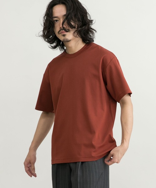 URBAN RESEARCH(アーバンリサーチ)の「シルケットポンチTシャツ(Tシャツ/カットソー・メンズ・ホワイト/ブラック/グレー系その他/ブラウン系その他/グリーン系その他/ネイビー/ブルー系その他/オレンジ系その他/ベージュ/レッド系その他・SMALL/MEDIUM/LARGE/X-LARGE)」の11枚目の写真