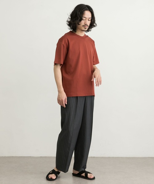 URBAN RESEARCH(アーバンリサーチ)の「シルケットポンチTシャツ(Tシャツ/カットソー・メンズ・ホワイト/ブラック/グレー系その他/ブラウン系その他/グリーン系その他/ネイビー/ブルー系その他/オレンジ系その他/ベージュ/レッド系その他・SMALL/MEDIUM/LARGE/X-LARGE)」の14枚目の写真
