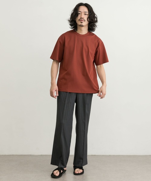 URBAN RESEARCH(アーバンリサーチ)の「シルケットポンチTシャツ(Tシャツ/カットソー・メンズ・ホワイト/ブラック/グレー系その他/ブラウン系その他/グリーン系その他/ネイビー/ブルー系その他/オレンジ系その他/ベージュ/レッド系その他・SMALL/MEDIUM/LARGE/X-LARGE)」の15枚目の写真