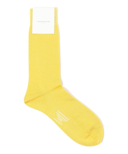 TOMORROWLAND （トゥモローランド）の「TOMORROWLAND シルクナイロン ソリッドソックス（ソックス/靴下・メンズ・ホワイト/ライトブルー/ピンク/オレンジ/グリーン/バイオレット/ブラック/ブラウン/イエロー/ライトグリーン/マジェンタ/ダークパープル・FREE）」の9枚目の写真