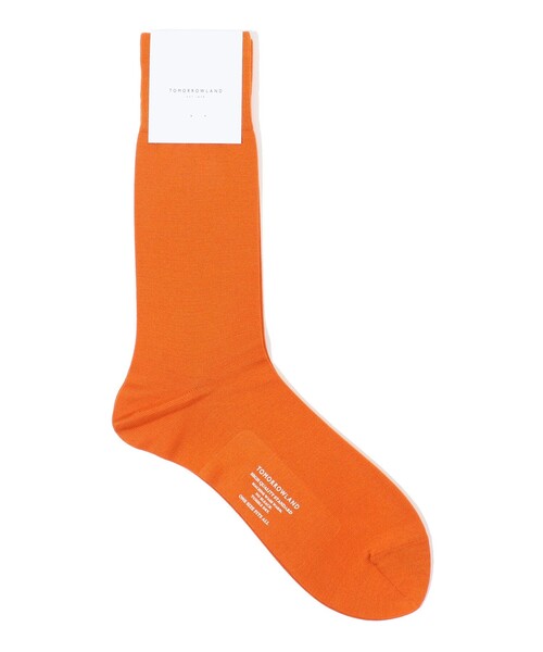 TOMORROWLAND （トゥモローランド）の「TOMORROWLAND シルクナイロン ソリッドソックス（ソックス/靴下・メンズ・ホワイト/ライトブルー/ピンク/オレンジ/グリーン/バイオレット/ブラック/ブラウン/イエロー/ライトグリーン/マジェンタ/ダークパープル・FREE）」の12枚目の写真