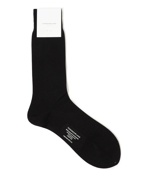TOMORROWLAND （トゥモローランド）の「TOMORROWLAND シルクナイロン ソリッドソックス（ソックス/靴下・メンズ・ホワイト/ライトブルー/ピンク/オレンジ/グリーン/バイオレット/ブラック/ブラウン/イエロー/ライトグリーン/マジェンタ/ダークパープル・FREE）」の3枚目の写真