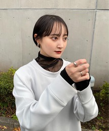 FREE'S MART | ◇シースルーハイネックカットソー(Tシャツ/カットソー)