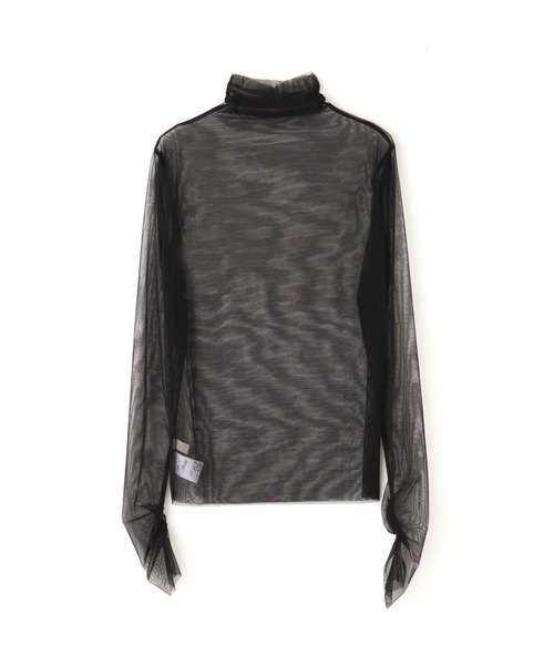 FREE'S MART（フリーズマート）の「◇シースルーハイネックカットソー（Tシャツ/カットソー・レディース・ホワイト/ブラック/グリーン/ピンク・FREE）」の22枚目の写真