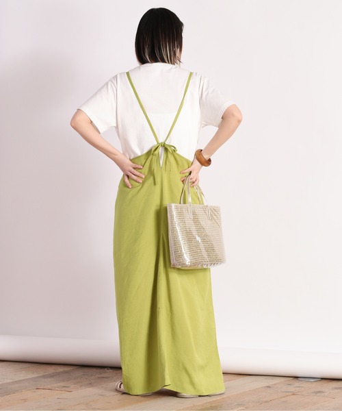 cepo（セポ）の「バックリボンキャミワンピース（ワンピース・レディース・ブラック/オレンジ/グリーン・M）」の13枚目の写真