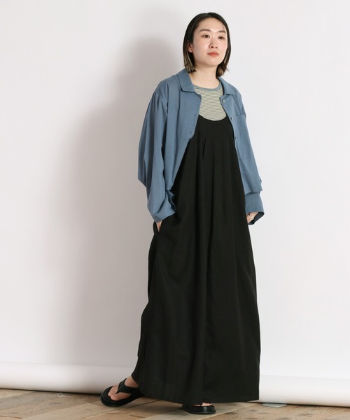 cepo（セポ）の「バックリボンキャミワンピース（ワンピース・レディース・ブラック/オレンジ/グリーン・M）」の16枚目の写真