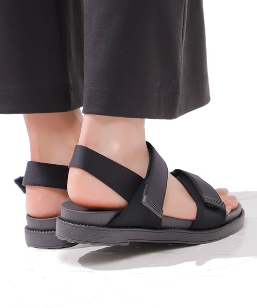 Honeys（ハニーズ）の「スポーツサンダル（サンダル・レディース・ブラック/ベージュ/アイボリー・M/L/LL/S）」の22枚目の写真