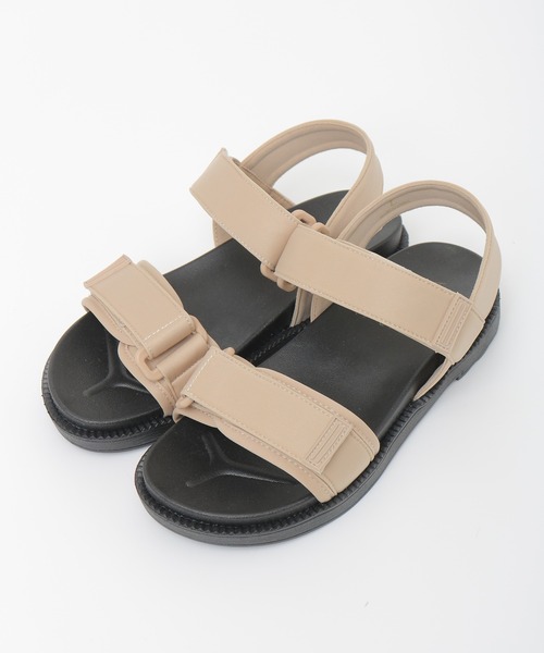 Honeys（ハニーズ）の「スポーツサンダル（サンダル・レディース・ブラック/ベージュ/アイボリー・M/L/LL/S）」の11枚目の写真