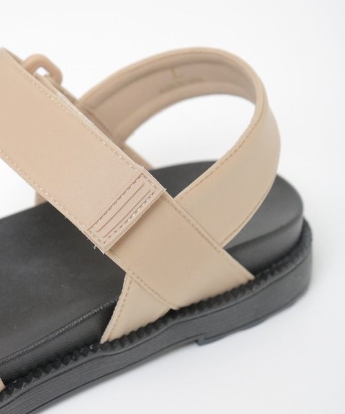 Honeys（ハニーズ）の「スポーツサンダル（サンダル・レディース・ブラック/ベージュ/アイボリー・M/L/LL/S）」の20枚目の写真