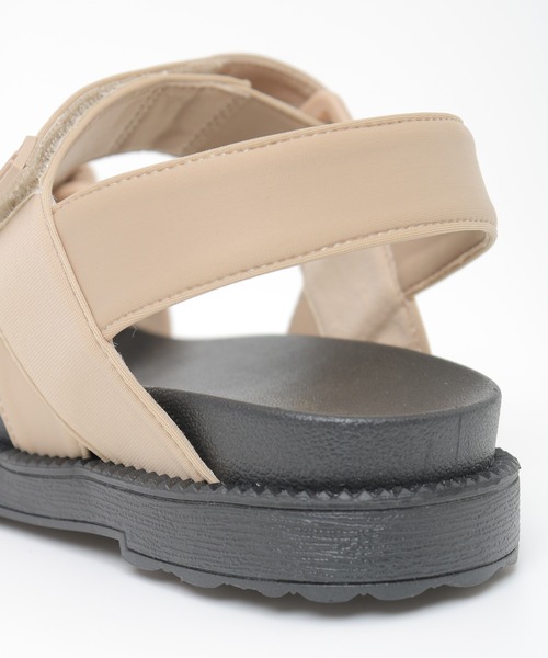 Honeys（ハニーズ）の「スポーツサンダル（サンダル・レディース・ブラック/ベージュ/アイボリー・M/L/LL/S）」の7枚目の写真