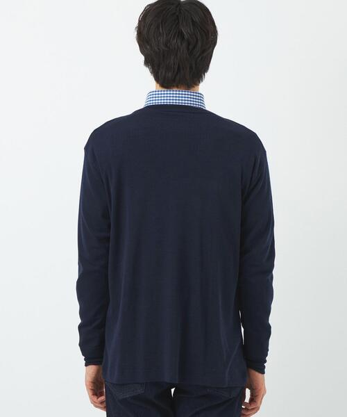 gicipi(ジチピ)の「【別注】<gicipi> W/S V カーディガン(カーディガン/ボレロ・メンズ・ブラック/ネイビー・M/L)」の5枚目の写真