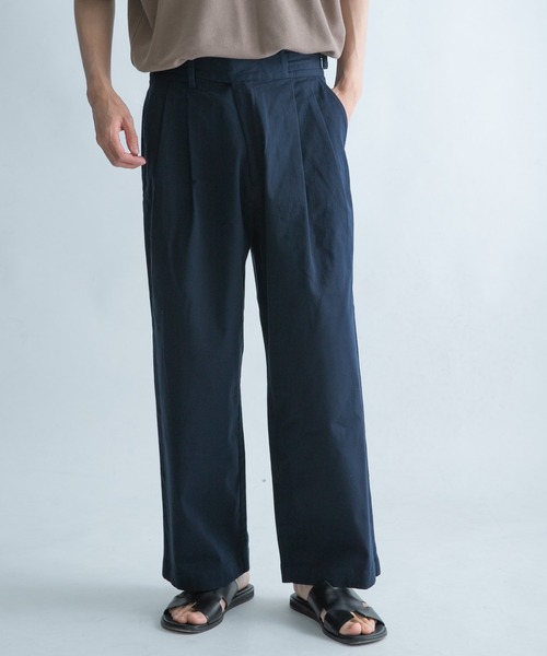 FORK&SPOON(フォークアンドスプーン)の「FORK&SPOON グルカパンツ(その他パンツ・メンズ・ベージュ/ネイビー・5/4)」の2枚目の写真