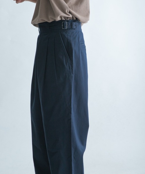 FORK&SPOON(フォークアンドスプーン)の「FORK&SPOON グルカパンツ(その他パンツ・メンズ・ベージュ/ネイビー・5/4)」の5枚目の写真