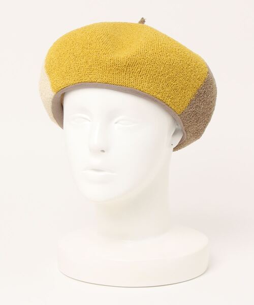 チャイハネ(チャイハネ)の「【チャイハネ】パチナベレー(ハンチング/ベレー帽・レディース・ホワイト/ブラック/マスタード・FREE)」の3枚目の写真