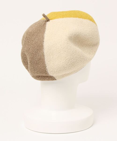 チャイハネ(チャイハネ)の「【チャイハネ】パチナベレー(ハンチング/ベレー帽・レディース・ホワイト/ブラック/マスタード・FREE)」の4枚目の写真