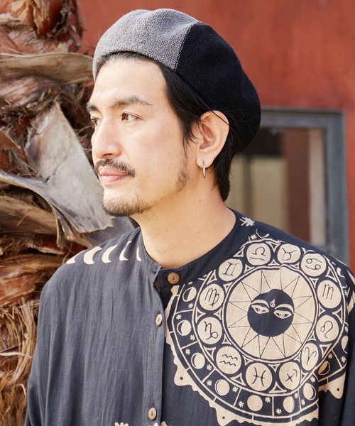 チャイハネ(チャイハネ)の「【チャイハネ】パチナベレー(ハンチング/ベレー帽・レディース・ホワイト/ブラック/マスタード・FREE)」の14枚目の写真