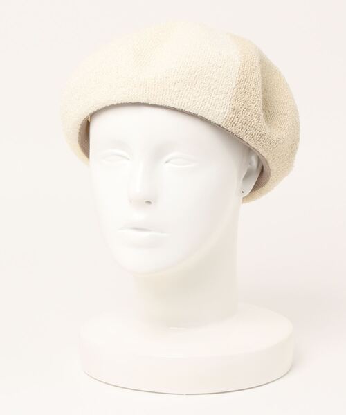 チャイハネ(チャイハネ)の「【チャイハネ】パチナベレー(ハンチング/ベレー帽・レディース・ホワイト/ブラック/マスタード・FREE)」の5枚目の写真