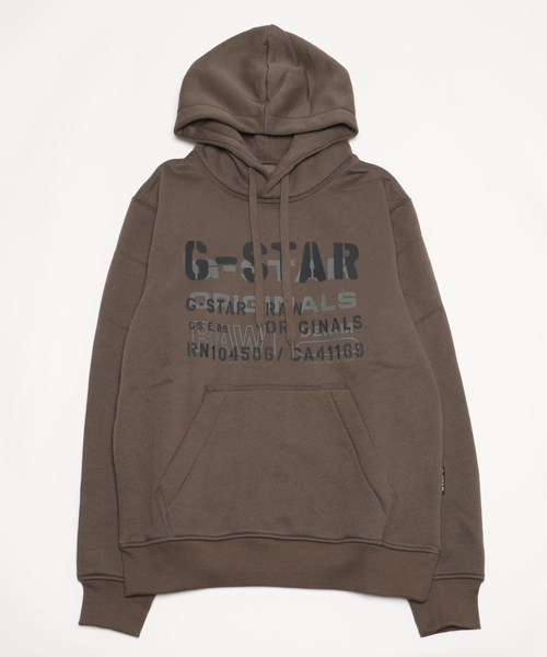 G-STAR（ジースター）の「MULTI LAYER ORIGINALS HOODED SWEATER/ロゴパーカー（パーカー・メンズ・ベージュ/ダークブラック/ライトパープル・SMALL/MEDIUM/LARGE/X-LARGE/X-SMALL）」の12枚目の写真