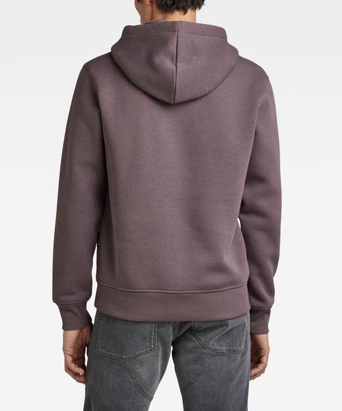 G-STAR（ジースター）の「MULTI LAYER ORIGINALS HOODED SWEATER/ロゴパーカー（パーカー・メンズ・ベージュ/ダークブラック/ライトパープル・SMALL/MEDIUM/LARGE/X-LARGE/X-SMALL）」の8枚目の写真