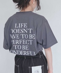 AS KNOW AS plus | ●バックロゴTシャツ(Tシャツ/カットソー)