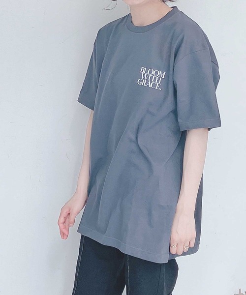 AS KNOW AS plus(アズノゥアズプラス)の「●バックロゴTシャツ(Tシャツ/カットソー・レディース・ピンク/スミクロ/アイボリー/オートミール・FREE)」の20枚目の写真