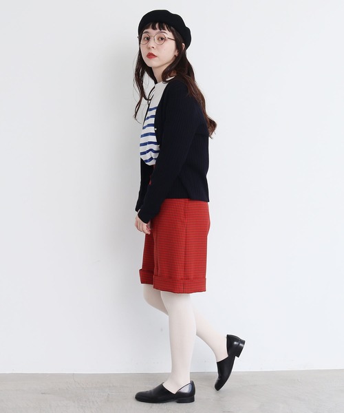 CHILD WOMAN（チャイルドウーマン）の「ガリサージ W釦パンツ（その他パンツ・レディース・ダークブラウン/レッド・38/36）」の21枚目の写真