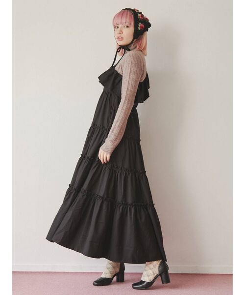 merry jenny（メリージェニー）の「gardenクロシェヘッドスカーフ（ストール/ショール・レディース・オフホワイト/ブラック・FREE）」の19枚目の写真