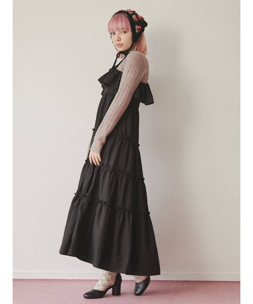 merry jenny（メリージェニー）の「gardenクロシェヘッドスカーフ（ストール/ショール・レディース・オフホワイト/ブラック・FREE）」の20枚目の写真