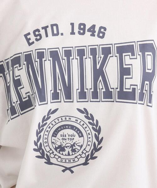 SHOO・LA・RUE(シューラルー)の「◆カレッジプリントTシャツ(Tシャツ/カットソー・レディース・カーキ/ナチュラル・01/02/03)」の14枚目の写真