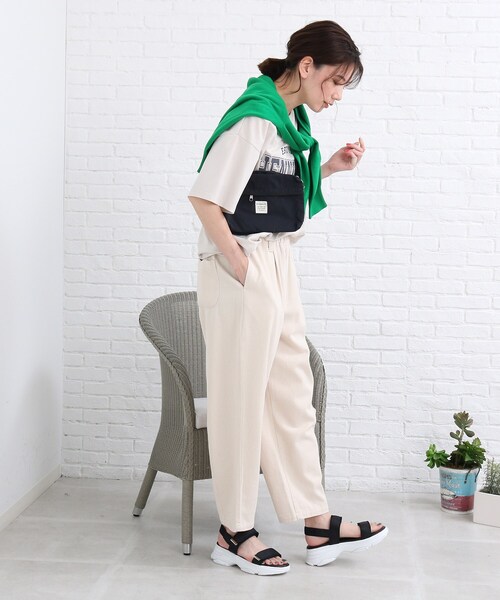 SHOO・LA・RUE(シューラルー)の「◆カレッジプリントTシャツ(Tシャツ/カットソー・レディース・カーキ/ナチュラル・01/02/03)」の6枚目の写真