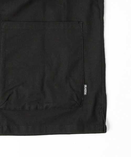 GLAZOS(グラソス)の「オックスストレッチ・オープンカラー半袖シャツ【セットアップ対応】(シャツ/ブラウス・キッズ・ブラック/カーキ・160cm/170cm/150cm)」の18枚目の写真