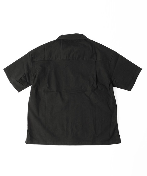 GLAZOS(グラソス)の「オックスストレッチ・オープンカラー半袖シャツ【セットアップ対応】(シャツ/ブラウス・キッズ・ブラック/カーキ・160cm/170cm/150cm)」の20枚目の写真