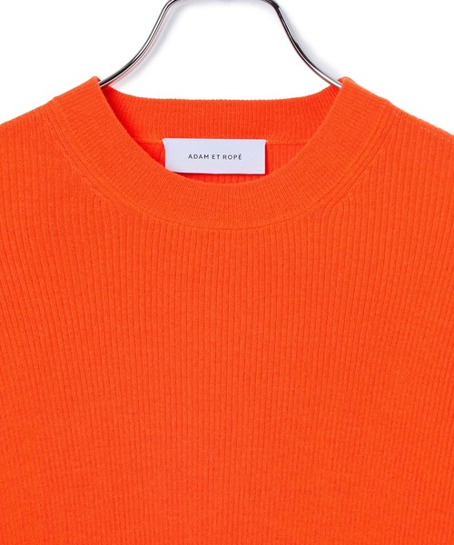 ADAM ET ROPE'（アダムエロペ）の「アンチピリングリブクルーネックプルオーバー（ニット/セーター・レディース・ホワイト/ブラック/レッド/サックスブルー/ピンク/イエロー・FREE）」の15枚目の写真