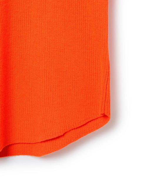 ADAM ET ROPE'（アダムエロペ）の「アンチピリングリブクルーネックプルオーバー（ニット/セーター・レディース・ホワイト/ブラック/レッド/サックスブルー/ピンク/イエロー・FREE）」の18枚目の写真