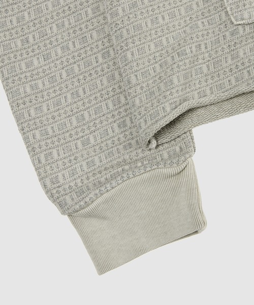 JOHN ELLIOTT(ジョンエリオット)の「Raw Edge Jacquard Terry Hoodie(パーカー・メンズ・ブラウン系その他・LARGE/X-LARGE/MEDIUM)」の3枚目の写真
